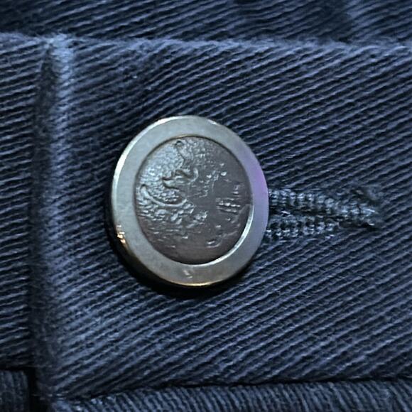 Mens Hart Schaffner Mart Navy Blue Textured Pants Size 36 - Picture 6 of 11